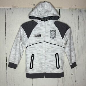 Star Wars White and Gray Kids Hoodie